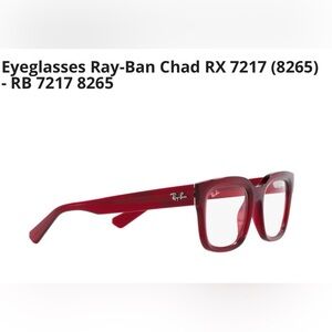 Ray-Ban Red Eyeglasses Chad